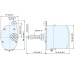 Электропривод стеклоочистителя в нерж. корпусе, 90°