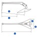 Якорь CQR LEWMAR 9,1 кг, оцинкованная сталь, 9.1 кг
