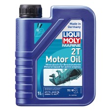 Минеральное моторое масло "Liqui Moly Marine 2T" для 2-х тактных моторов 1 л