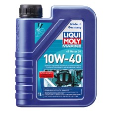 Синтетическое моторное масло LIQUI MOLY Marine 4T Motor Oil 10W-40 для четырехтактных двигателей, 1л