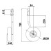 Комплект колес транцевых удлиненных усиленных для НЛ типа "Ротан" 310 мм