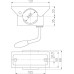 Устройство крепления опорного колеса (d=48) WINTERHOFF