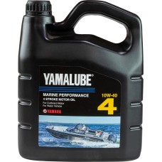 Масло 4-тактное минеральное Yamalube SAE 10W-40 API SJ/CF Marine, 4 л.