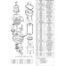 Лебедка якорная VS1000 вертикальная, 1100Вт, 12 В,